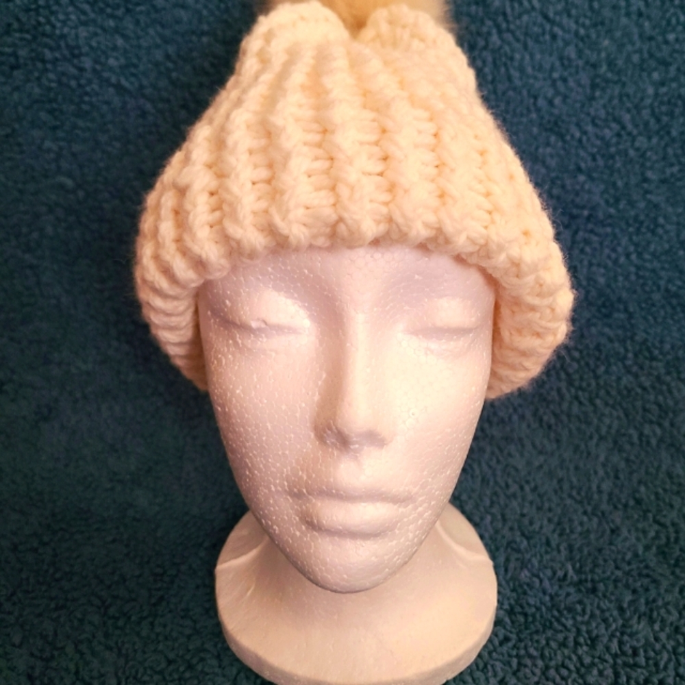 Handmade knitted beanie